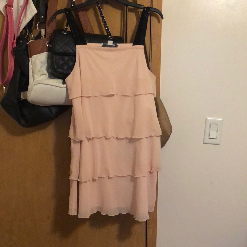 Nude short dress
